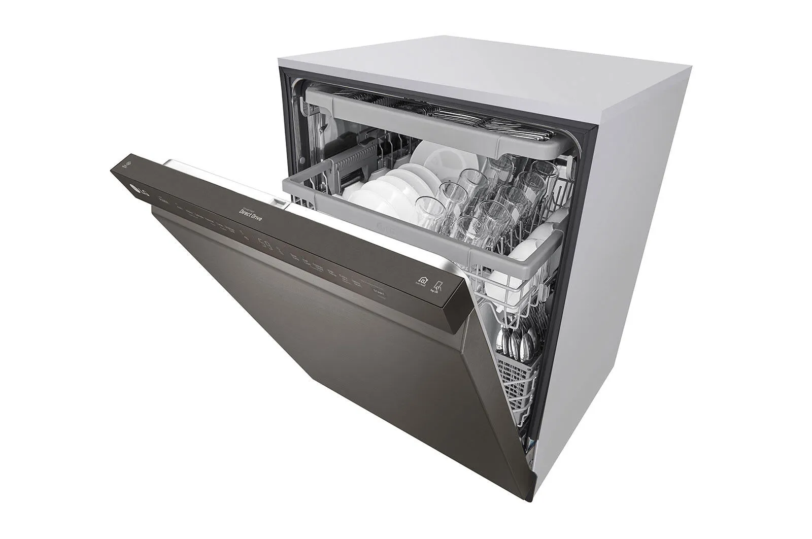 Lg LDFN4542D Front Control Dishwasher With Quadwash&#8482; And 3Rd Rack