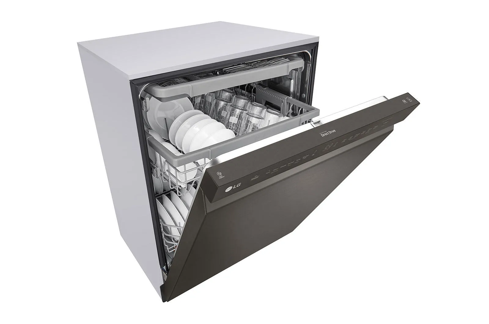 Lg LDFN4542D Front Control Dishwasher With Quadwash&#8482; And 3Rd Rack