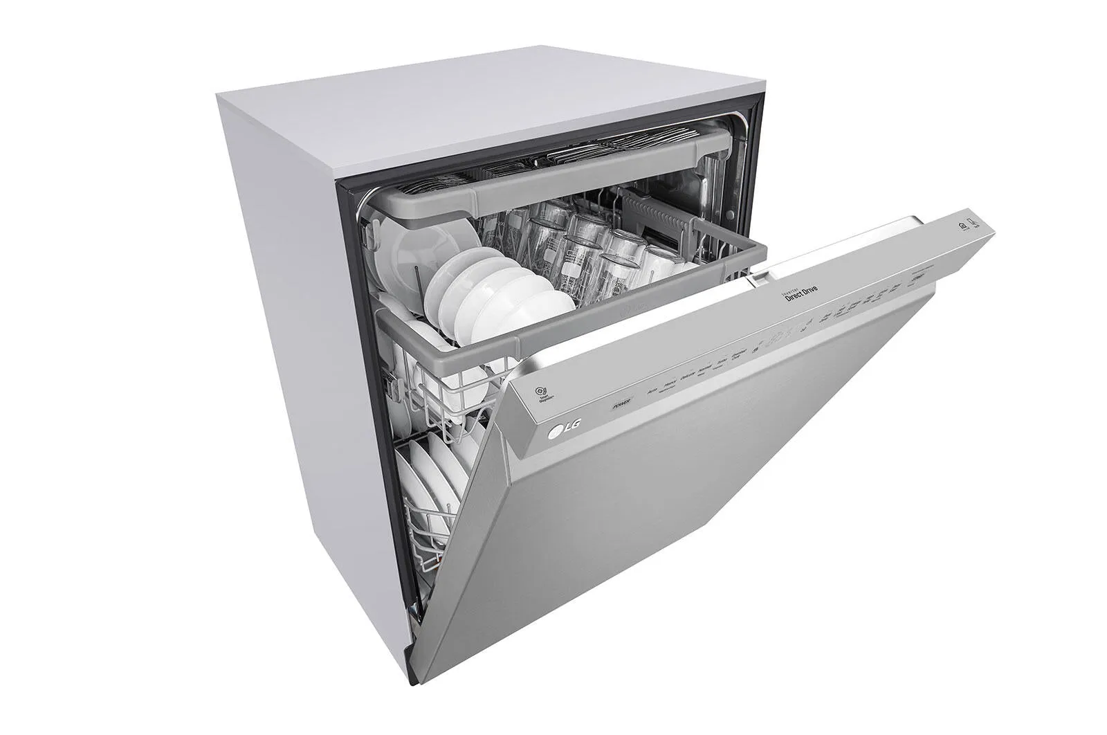 Lg LDFN4542S Front Control Dishwasher With Quadwash&#8482;
