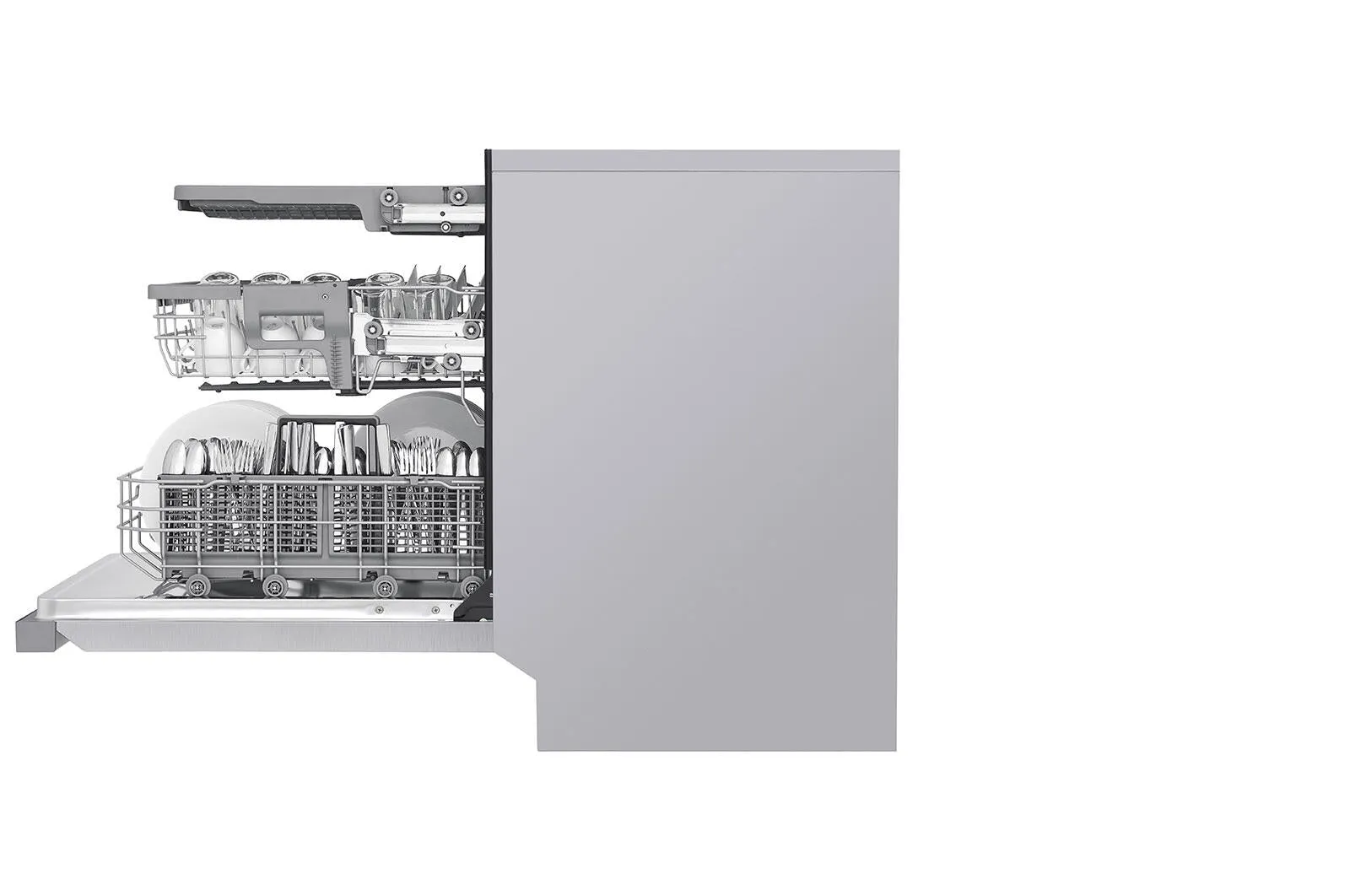 Lg LDFN4542S Front Control Dishwasher With Quadwash&#8482;
