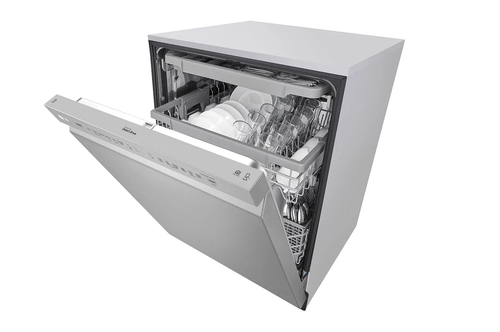 Lg LDFN4542S Front Control Dishwasher With Quadwash&#8482;