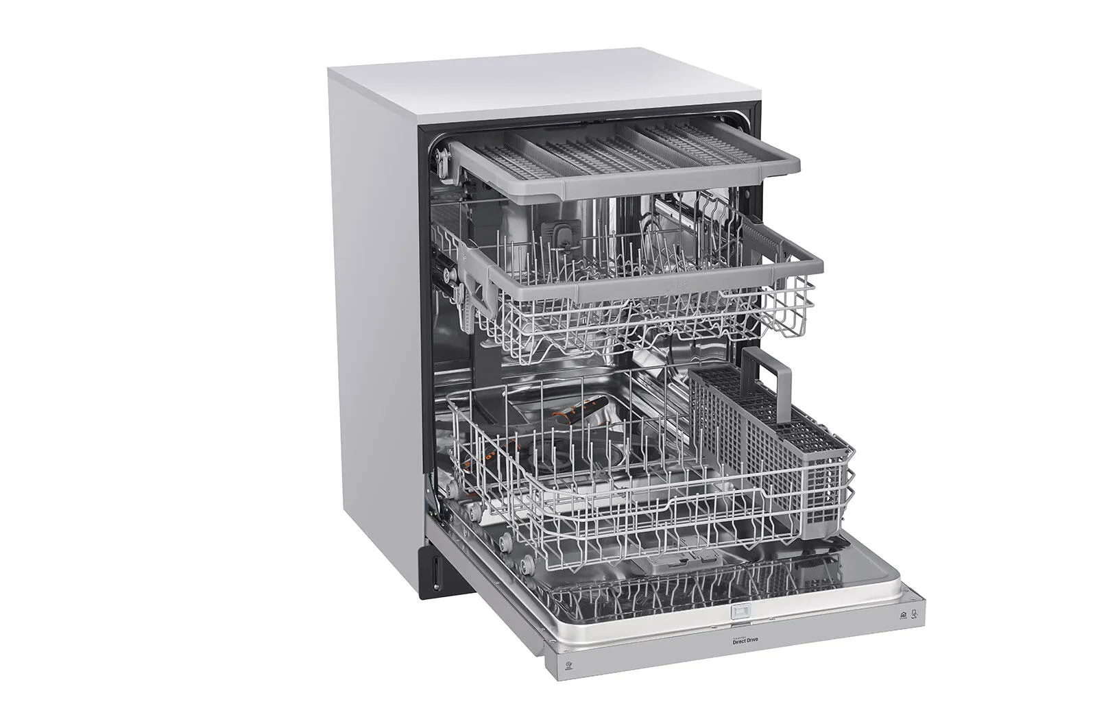 Lg LDFN4542S Front Control Dishwasher With Quadwash&#8482;