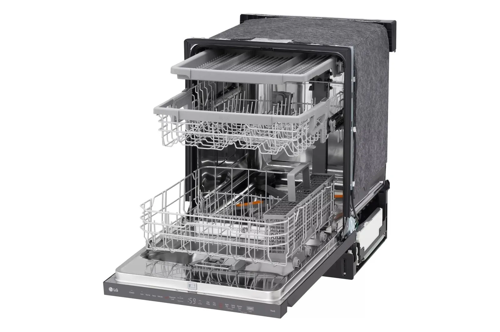 Lg LDPH5554D Smart Top-Control Dishwasher With 1-Hour Wash & Dry. Quadwash Pro. And Dynamic Heat Dry&#8482;