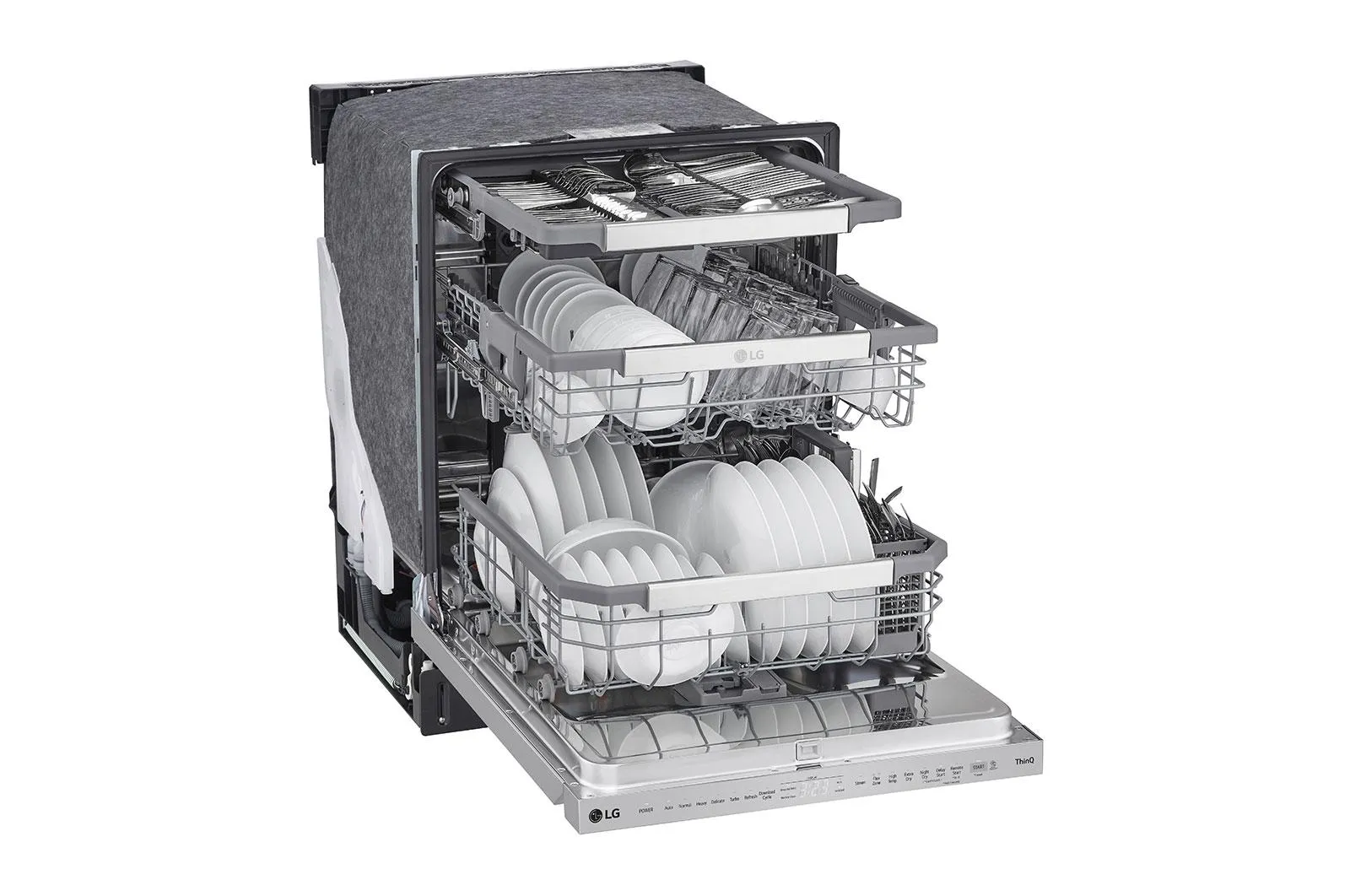 Lg LDPS6762S Smart Top Control Dishwasher With Quadwash Pro. Truesteam And Dynamic Dry
