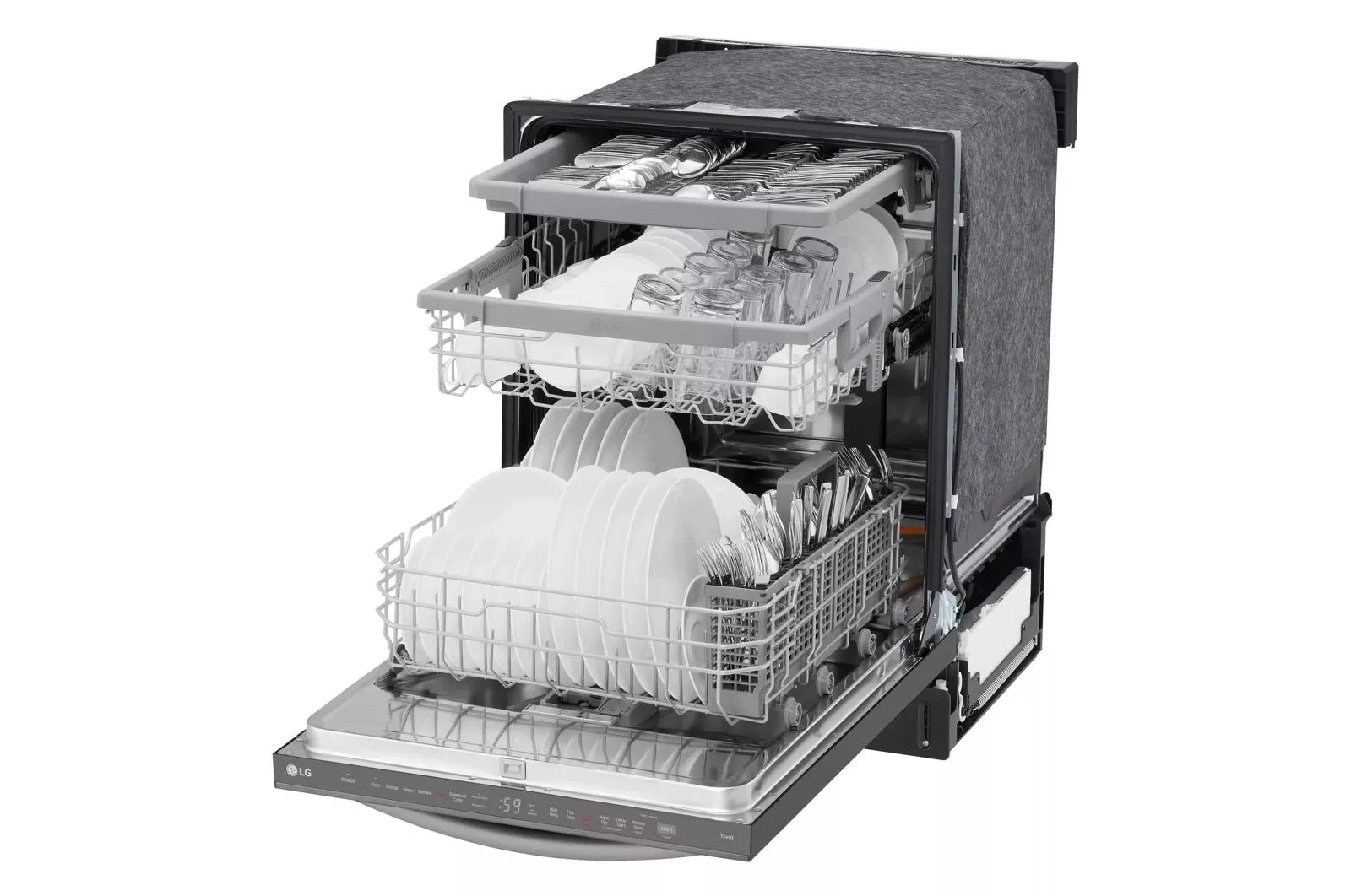 Lg LDTH5554D Top-Control Dishwasher With 1-Hour Wash & Dry. Quadwash Pro. And Dynamic Heat Dry&#8482;