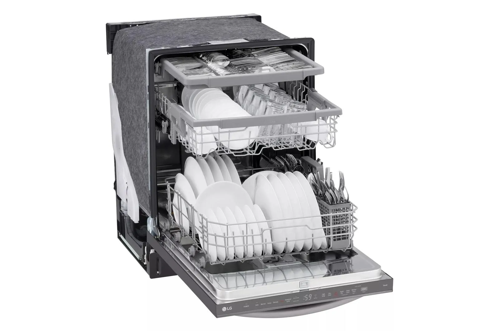 Lg LDTH5554D Top-Control Dishwasher With 1-Hour Wash & Dry. Quadwash Pro. And Dynamic Heat Dry&#8482;
