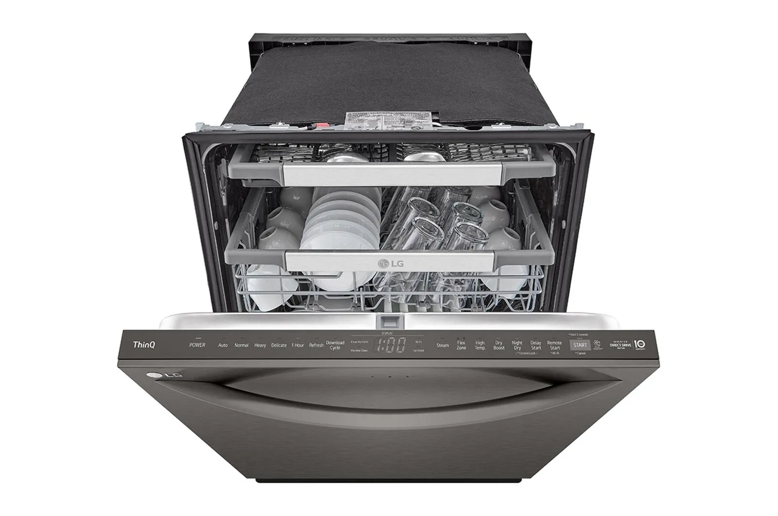 Lg LDTH7972D Smart Top Control Dishwasher With 1-Hour Wash & Dry. Quadwash&#8482; Pro. Dynamic Heat Dry And Truesteam