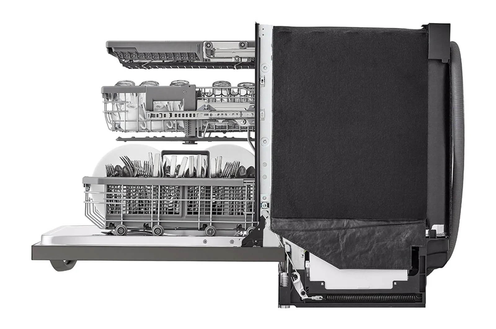 Lg LDTH7972D Smart Top Control Dishwasher With 1-Hour Wash & Dry. Quadwash&#8482; Pro. Dynamic Heat Dry And Truesteam