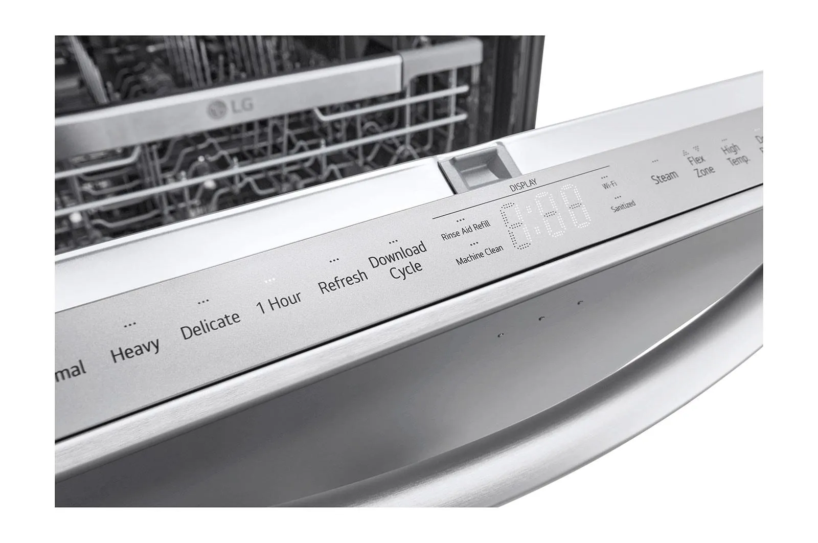 Lg LDTH7972S Smart Wi-Fi Enabled Top Control Dishwasher With 1-Hour Wash & Dry. Quadwash&#8482; Pro. Dynamic Heat Dry & Truesteam