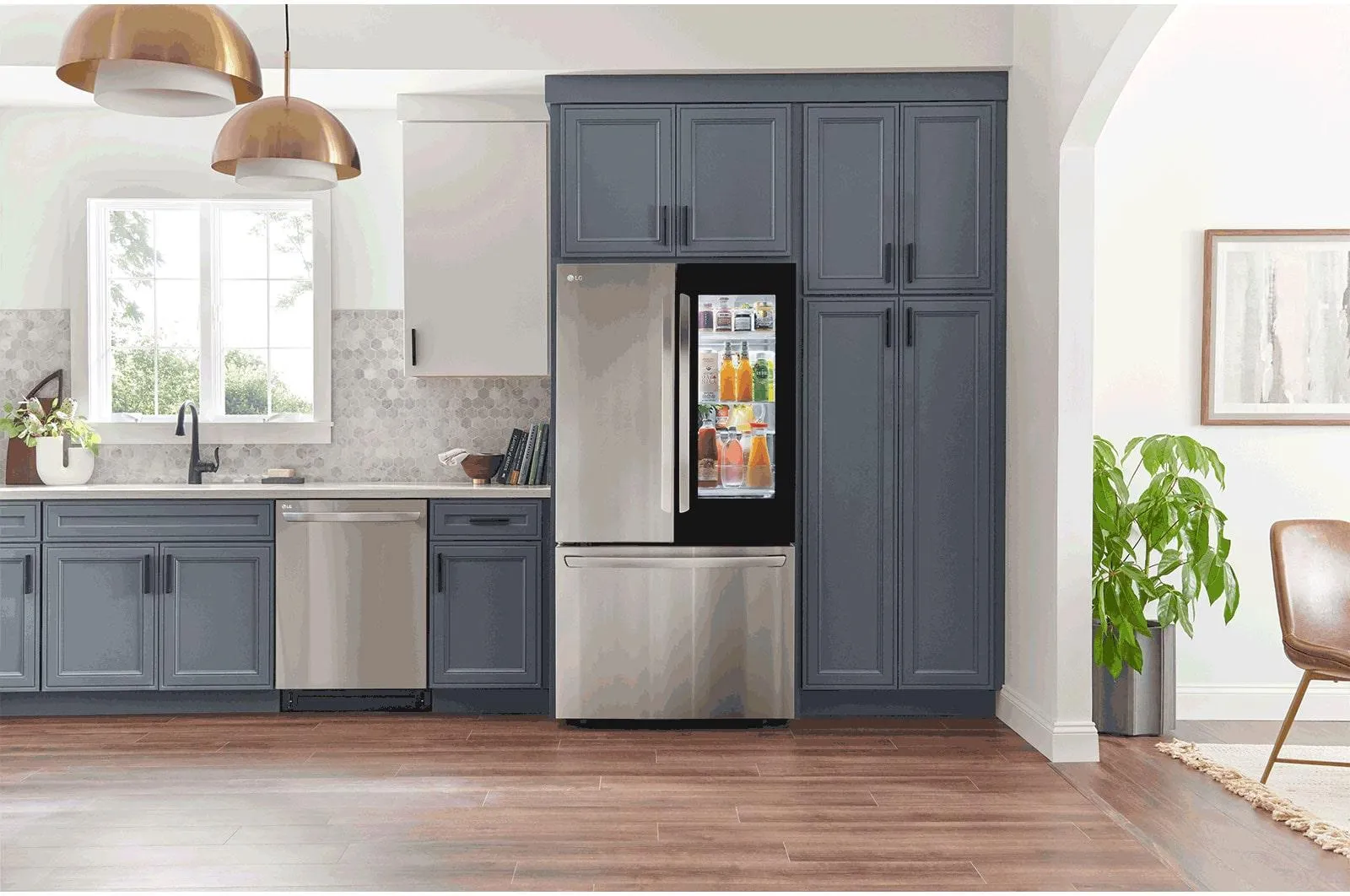 Lg LDTH7972S Smart Wi-Fi Enabled Top Control Dishwasher With 1-Hour Wash & Dry. Quadwash&#8482; Pro. Dynamic Heat Dry & Truesteam