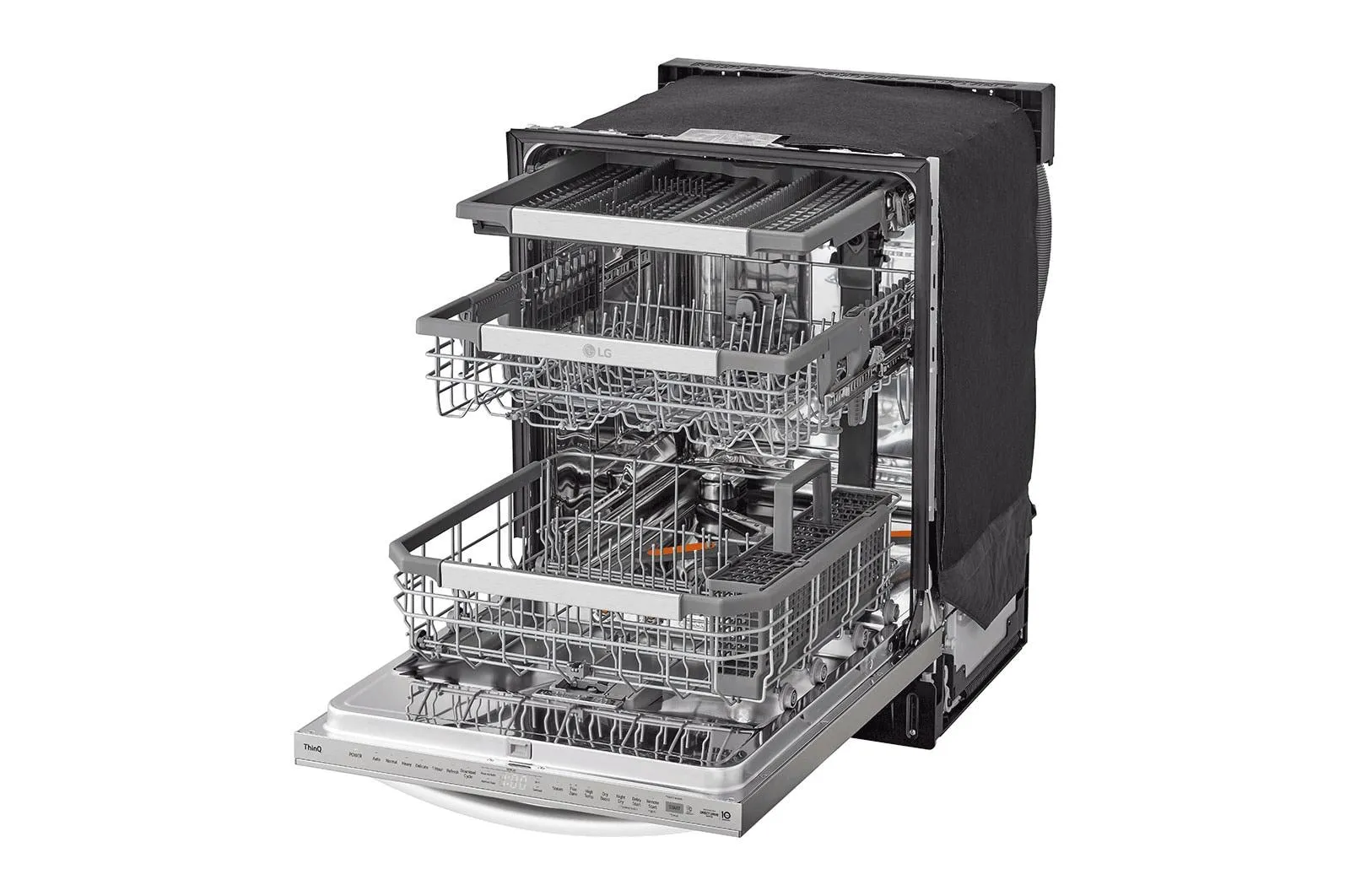 Lg LDTH7972S Smart Wi-Fi Enabled Top Control Dishwasher With 1-Hour Wash & Dry. Quadwash&#8482; Pro. Dynamic Heat Dry & Truesteam