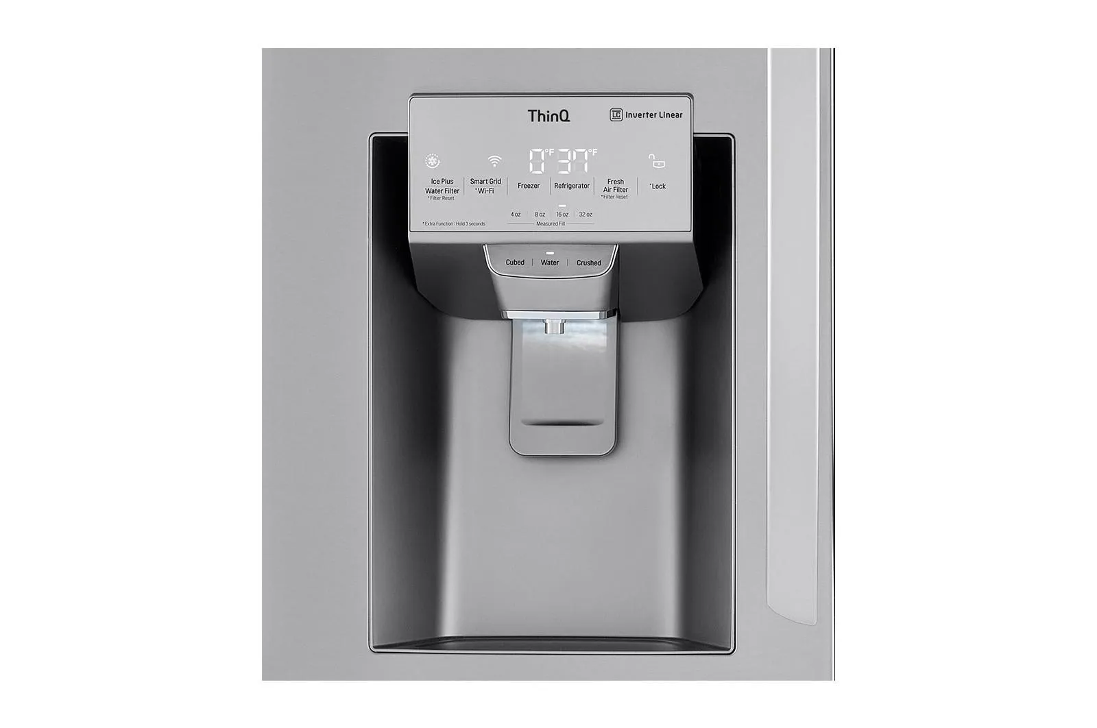 Lg LRMXS3006S 30 Cu Ft. Smart French Door Refrigerator With Craft Ice&#8482; & Full-Convert&#8482; Drawer
