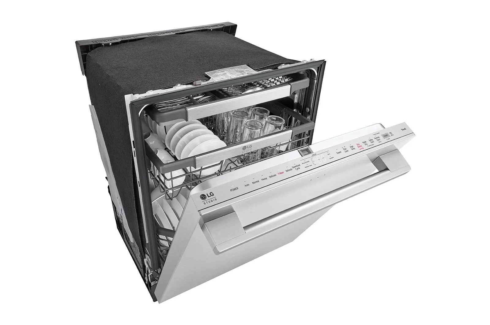 Lg SDWB24S3 Lg Studio Smart Top Control Dishwasher With 1-Hour Wash & Dry. Quadwash Pro. Truesteam And Dynamic Heat Dry&#8482;