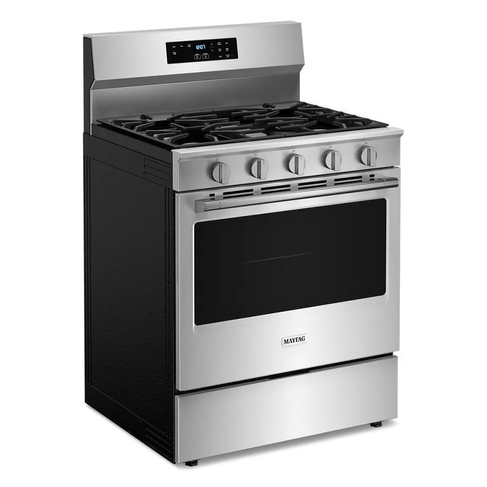 Maytag MFGS4030RS 30-Inch Wide Gas Range With Steam Clean - 5.0 Cu. Ft.