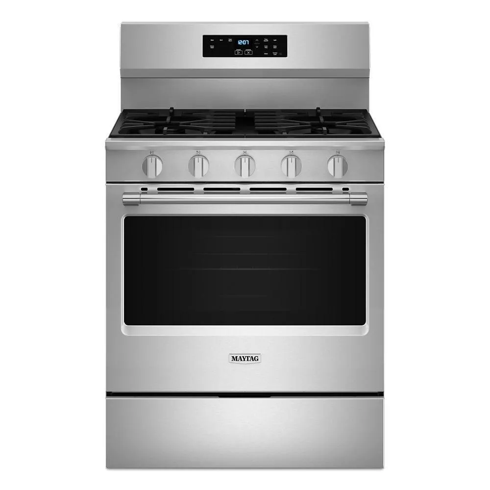 Maytag MFGS4030RS 30-Inch Wide Gas Range With Steam Clean - 5.0 Cu. Ft.