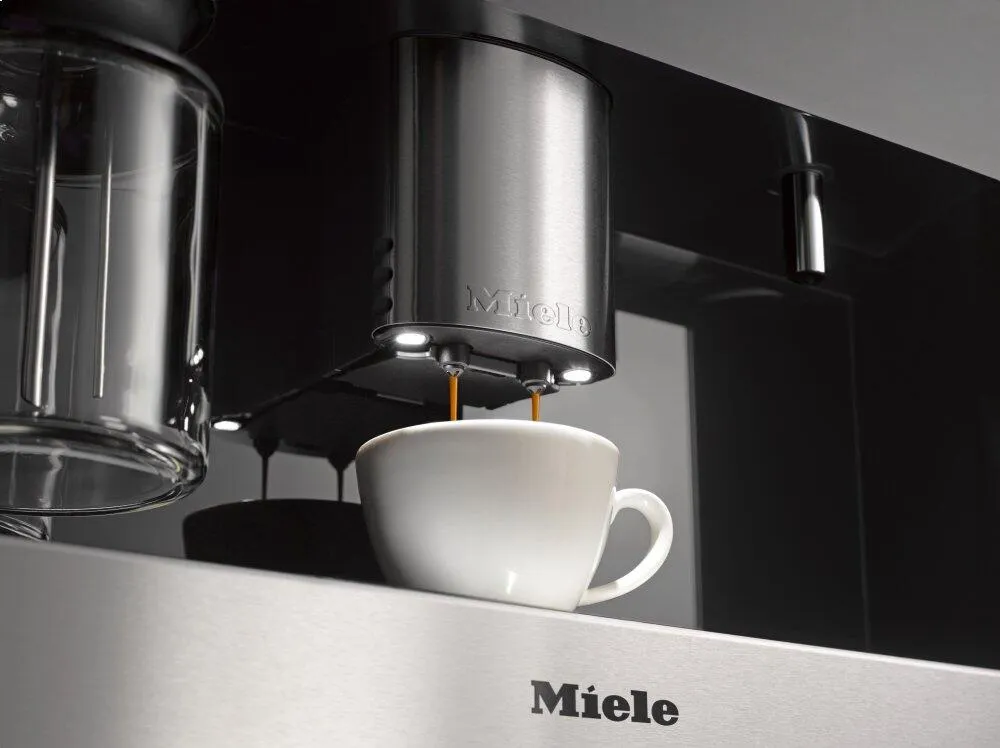 Miele CVA6401 Stainless Steel Built-In Coffee Machine With Bean-To Cup System And Onetouch For Two Prep. For Perfect Coffee Enjoyment.