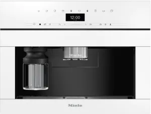 Miele CVA7440 WHITE   Built-In Coffee Machine In A Perfectly Combinable Design With Patented Cupsensor For Perfect Coffee.