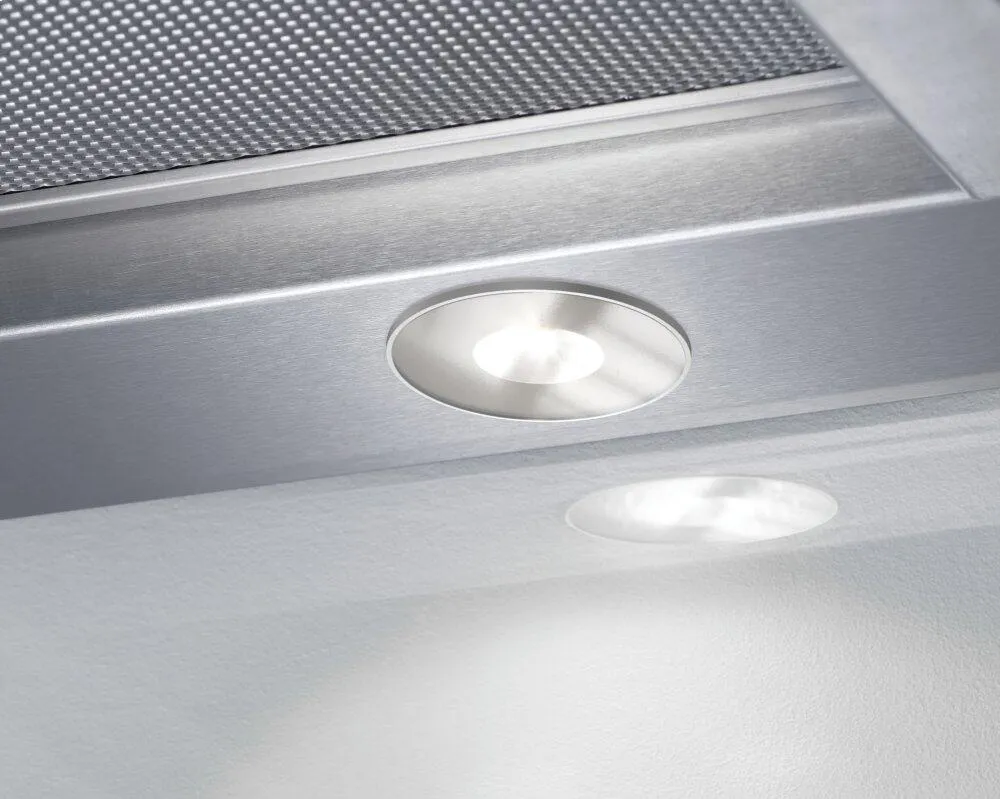 Miele DA3698 Stainless Steel Built-In Ventilation Hood With Motorized Pull-Out Canopy For Maximum Convenience.