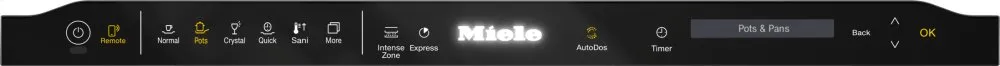 Miele G7596SCVIAUTODOSCLEANTOUCHSTEELOBSIDIANBLACK G 7596 Scvi Autodos - Fully Integrated Dishwashers With Automatic Dispensing Thanks To Autodos With Integrated Powerdisk.