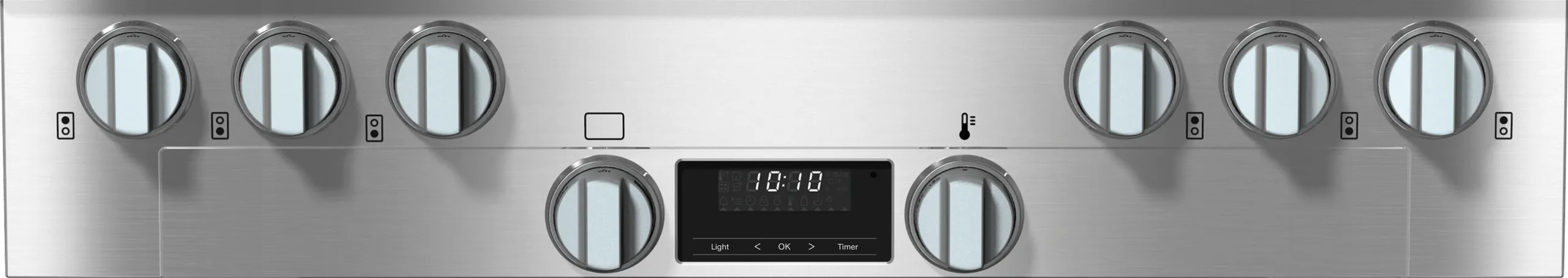 Miele HR11343GAG Hr 1134-3 G Ag - 36 Range All Gas With Directselect. Twin Convection Fans And M Pro Dual Stacked Burners