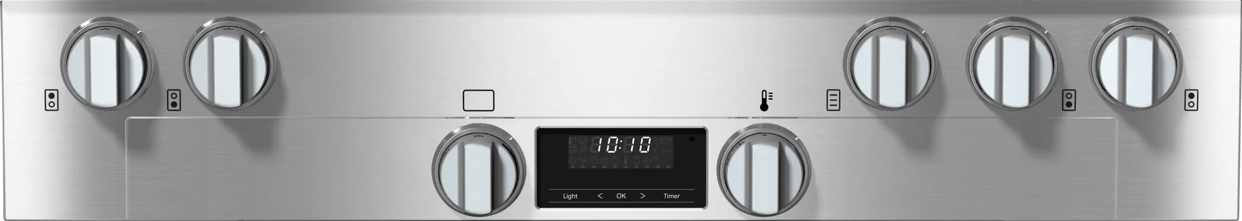 Miele HR11363LPAGGD Hr 1136-3 Lp Ag Gd - 36 Range All Gas With Directselect. Twin Convection Fans And M Pro Dual Stacked Burners