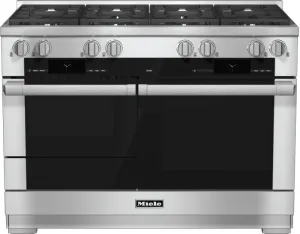 Miele HR19542LP 48 Inch Range Dual Fuel With M Touch Controls. Moisture Plus And M Pro Dual Stacked Burners
