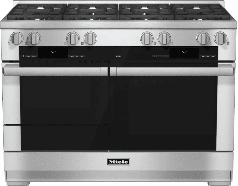 Miele HR19542LP 48 Inch Range Dual Fuel With M Touch Controls. Moisture Plus And M Pro Dual Stacked Burners