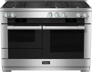 Miele HR19553GDFGR Hr 1955-3 G Df Gr - 48 Inch Range - The Dual Fuel All-Rounder With M Touch For The Highest Demands.