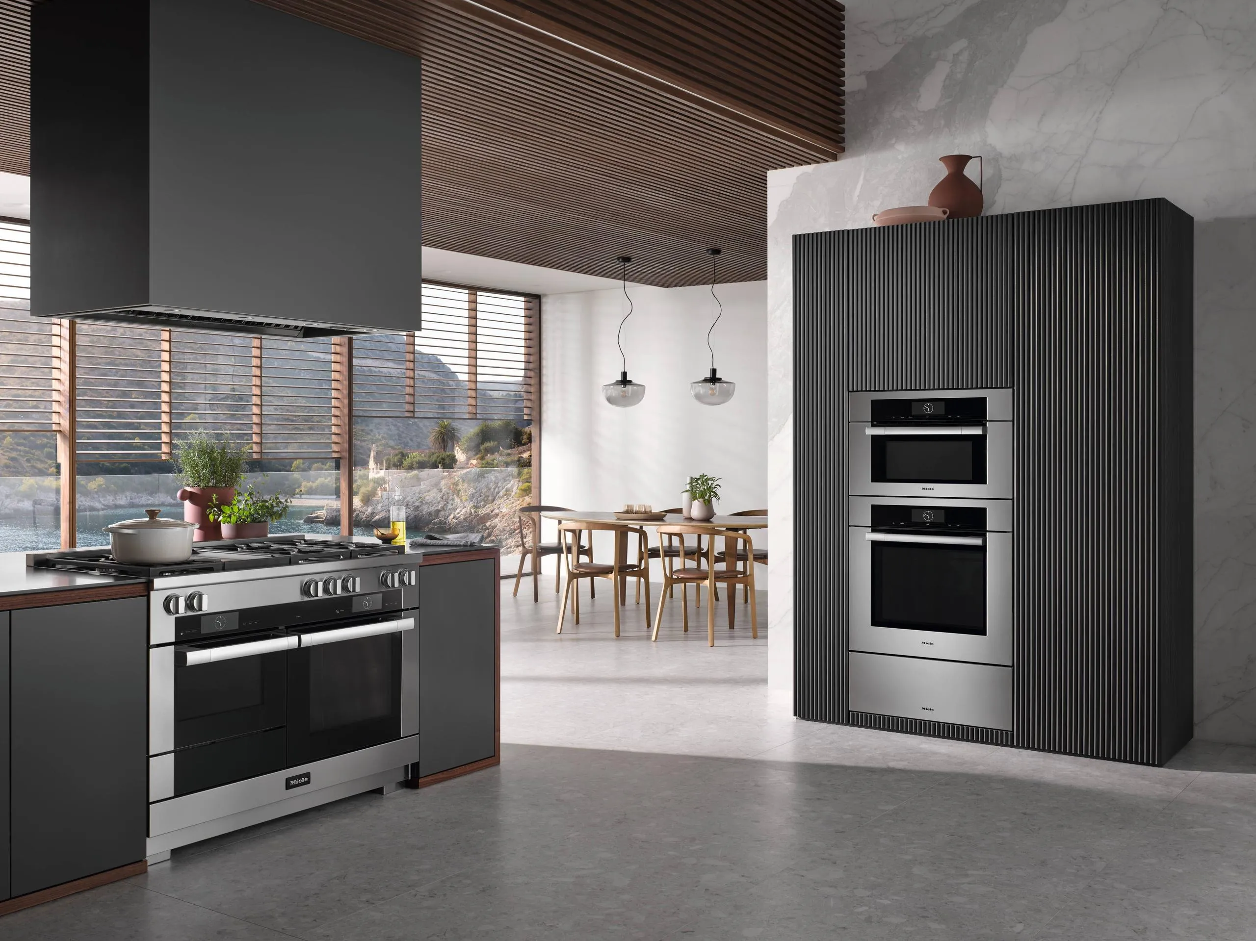 Miele HR19563LPDFGD Hr 1956-3 Lp Df Gd - 48 Inch Range - The Dual Fuel All-Rounder With M Touch For The Highest Demands.