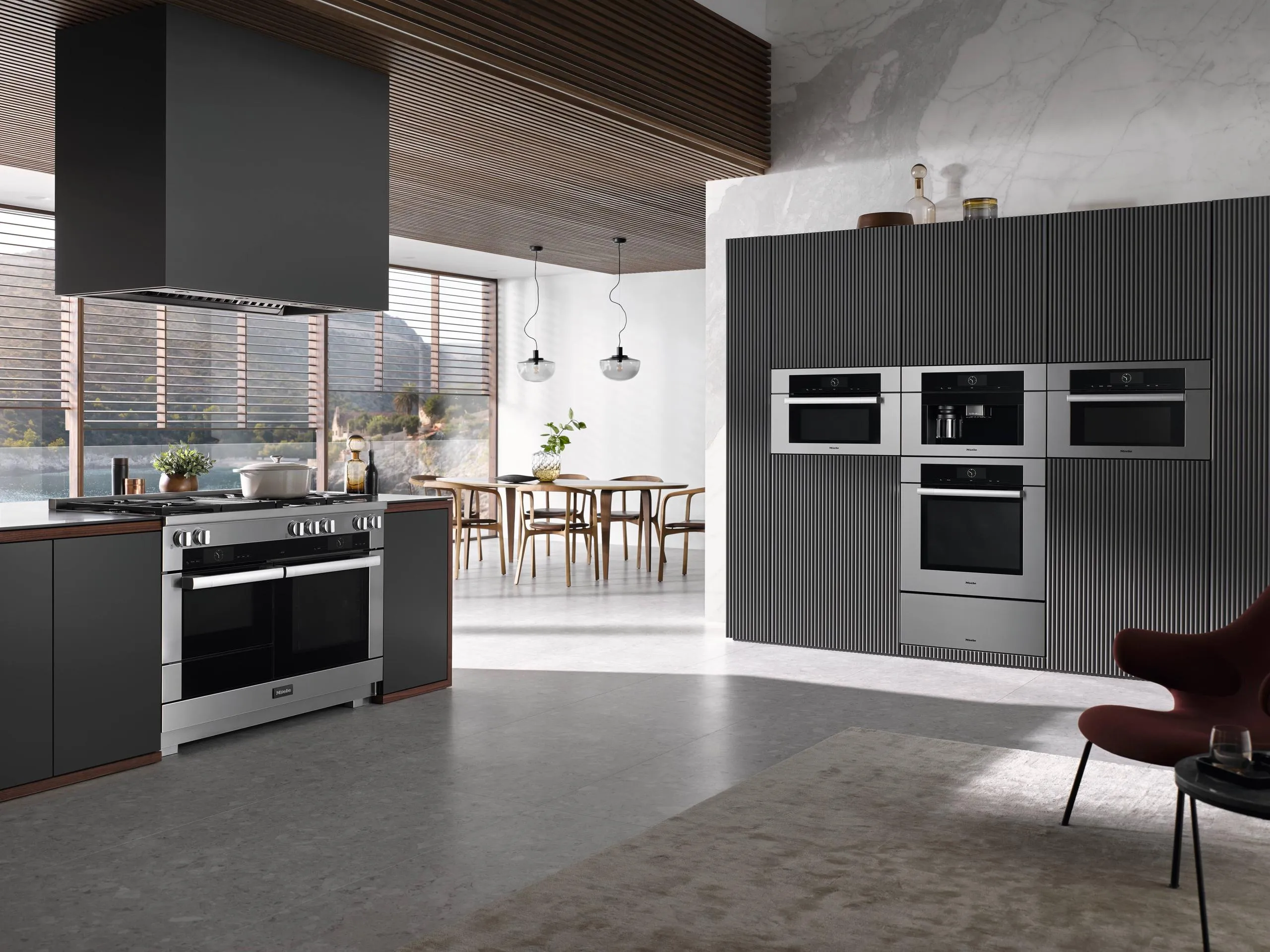 Miele HR19563LPDFGD Hr 1956-3 Lp Df Gd - 48 Inch Range - The Dual Fuel All-Rounder With M Touch For The Highest Demands.