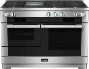 Miele HR19563LPDFGD Hr 1956-3 Lp Df Gd - 48 Inch Range - The Dual Fuel All-Rounder With M Touch For The Highest Demands.