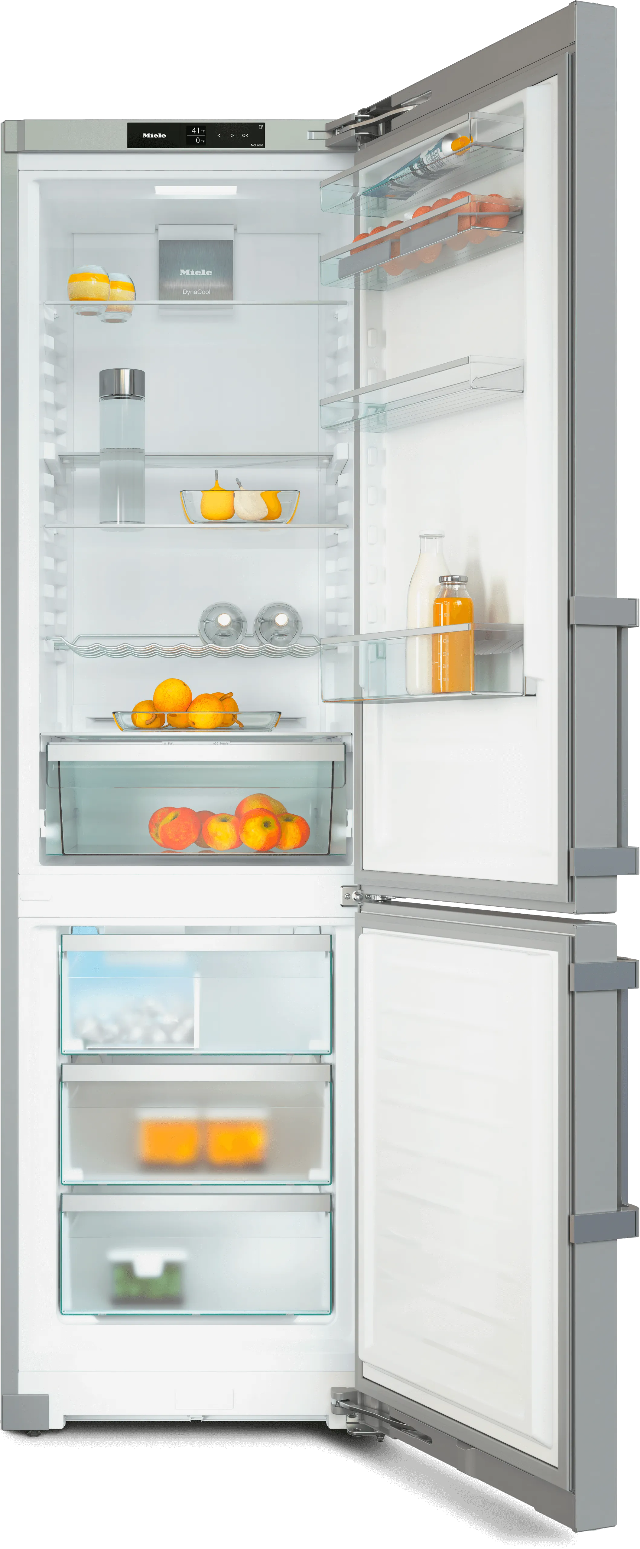 Miele KFN 4799 DDENA STAINLESS STEEL Kfn 4799 Dde Na - Freestanding Fridge-Freezer With Dailyfresh. Nofrost. And Icemaker For Fresh Ice Cubes Any Time.