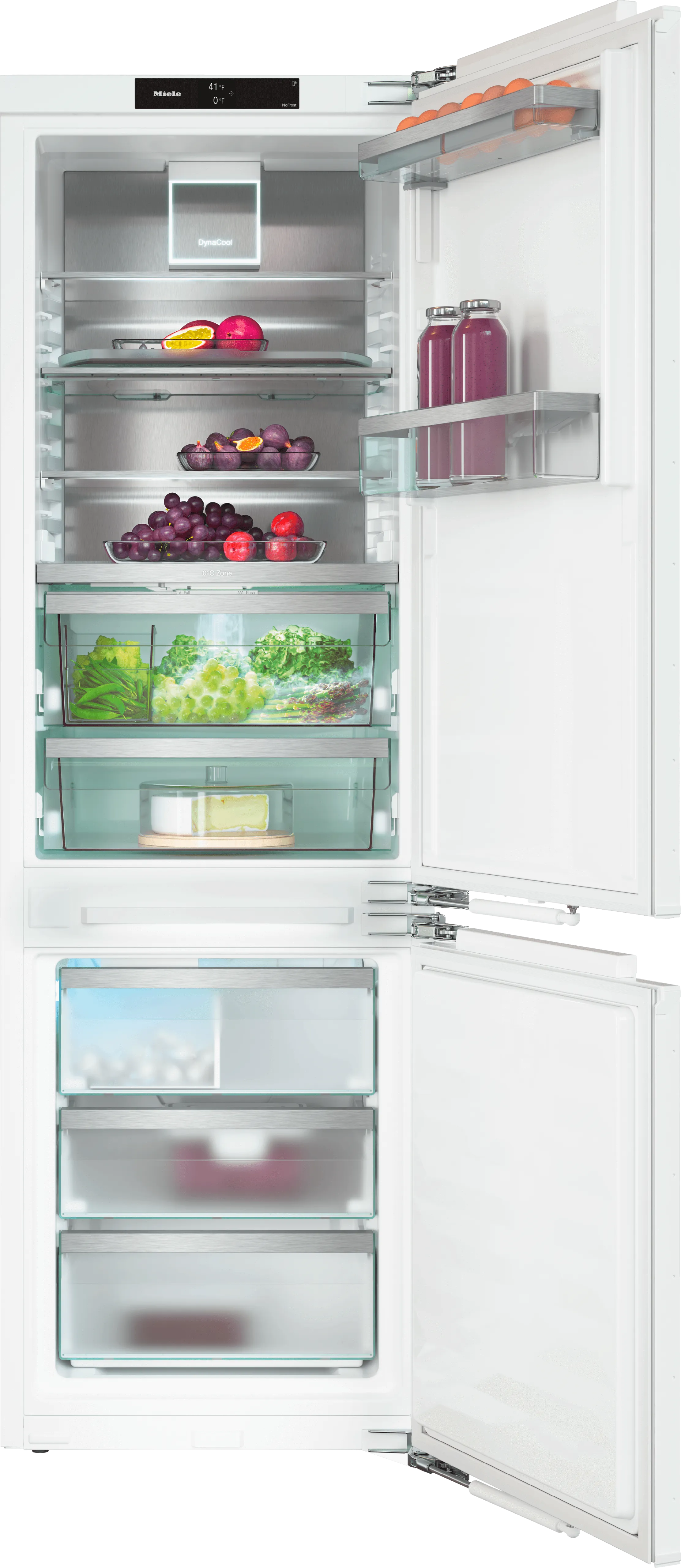 Miele KFN7795D Kfn 7795 D - Perfectcool Fridge-Freezer Perfectfresh Active. Dynacool. And Icemaker For Outstanding Appearance.