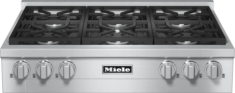 Miele KMR11341LPCLEANSTEEL Kmr 1134-1 Lp - Rangetop With 6 Burners For Professional Applications