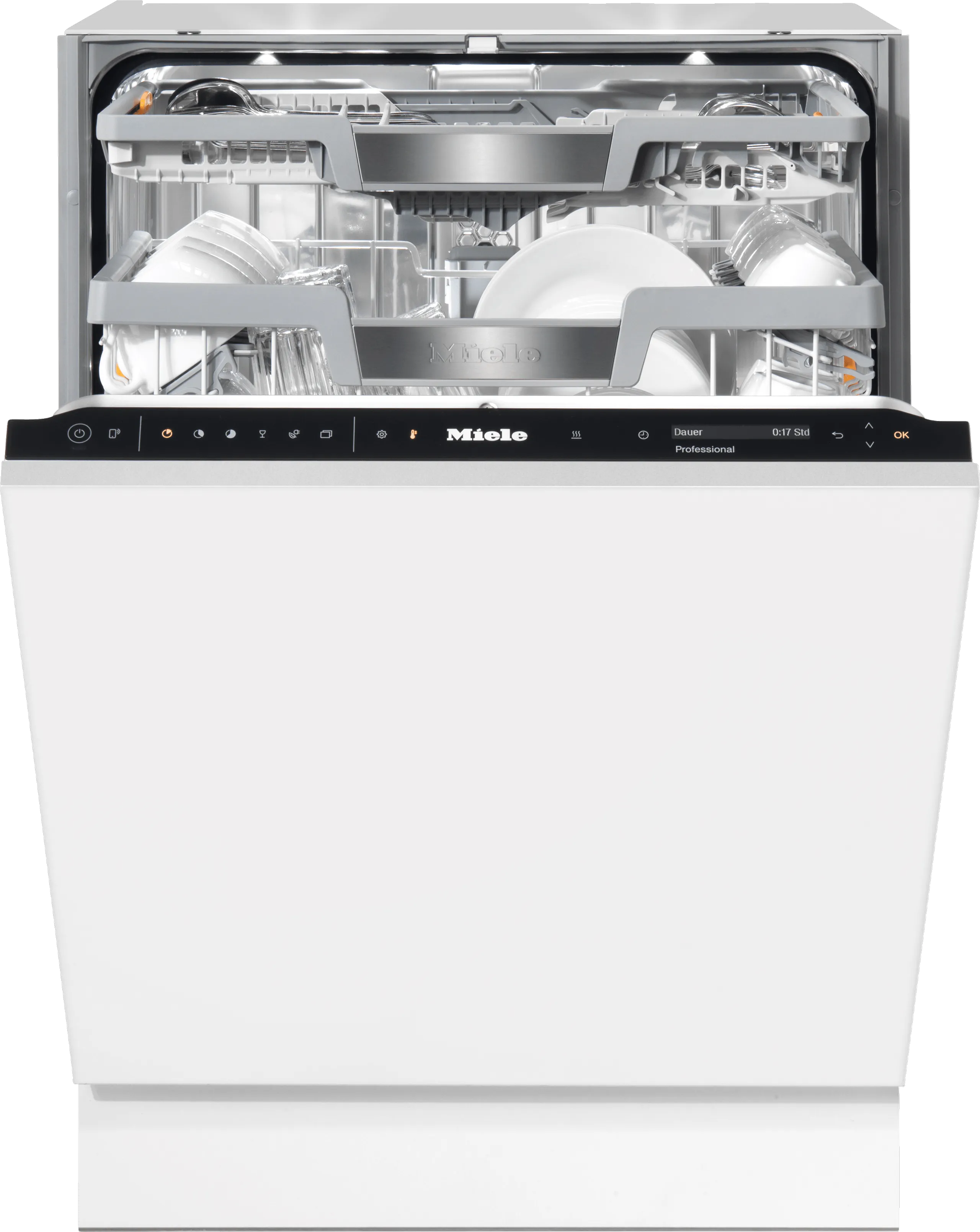 Miele PFD104SCVIXXLWITHOUTFRONT11605450 Pfd 104 Scvi Xxl - Fully Integrated Full-Sizedishwasher With 3D Multiflex Cutlery Tray For Large Loads Of Dishware In Households. Offices And Utility Areas.