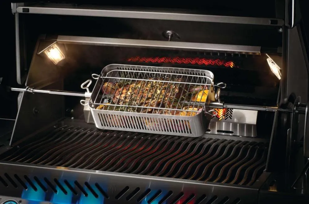 Napoleon Bbq 57013 Stainless Steel Rotisserie Basket