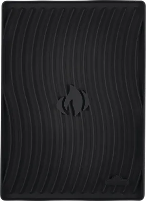 Napoleon Bbq 70122 Side Shelf Mat Heat Resistant Silicone Protective Mat Featuring Napoleon'S Iconic Wave Pattern Design