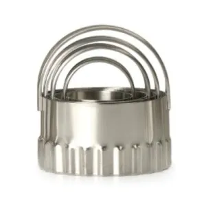 Round Rippled Biscuit Cutters