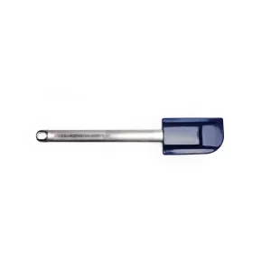 RSVP International Silicone Spatula with Stainless Steel Handle - Medium - Blue