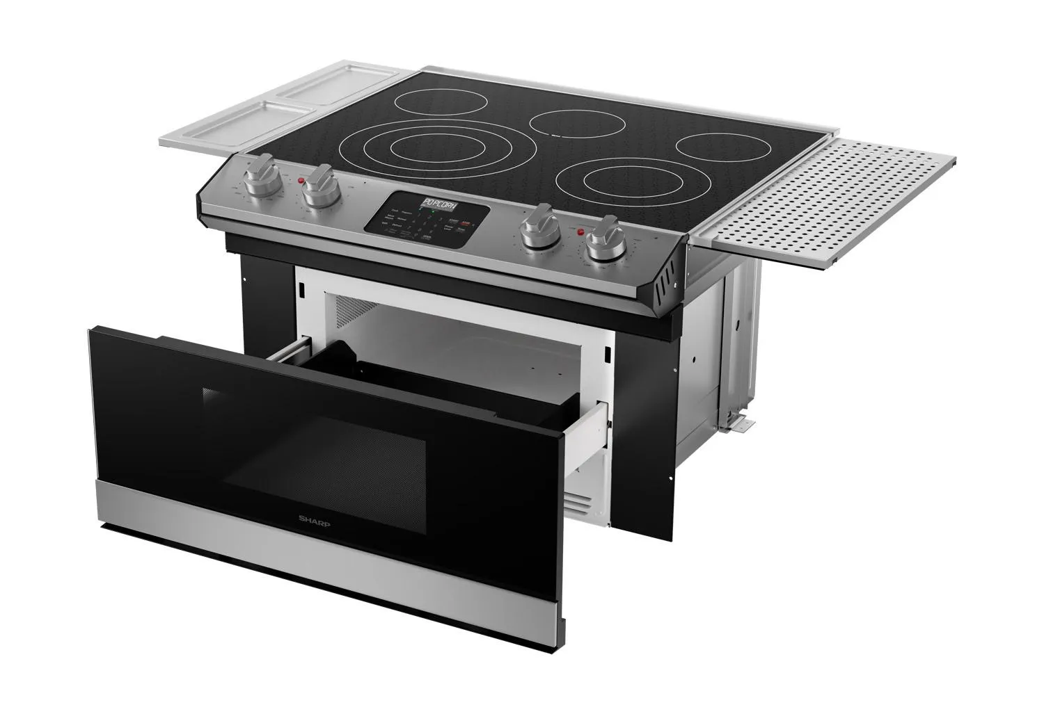 Sharp STR3065HS Smart Radiant Rangetop With Microwave Drawer Oven