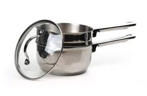 Stainless Steel Double Boiler (Bain-Marie). Induction Compatible
