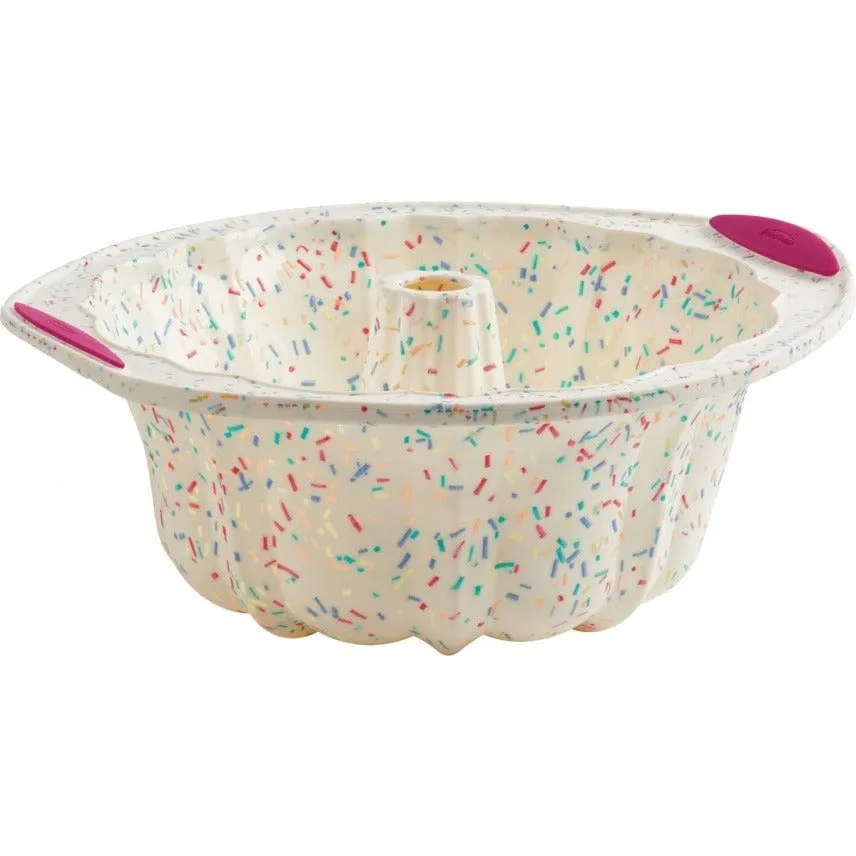 Structure Silicone Fluted Cake Pan Confetti