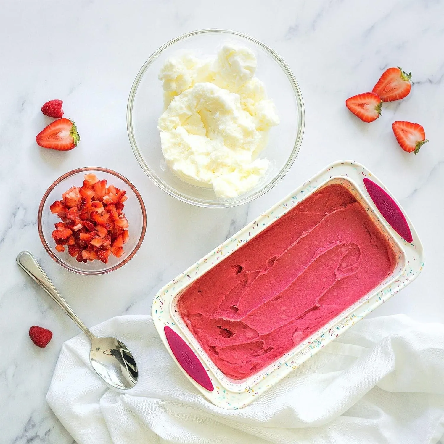 Structure Silicone Loaf Pan Confetti