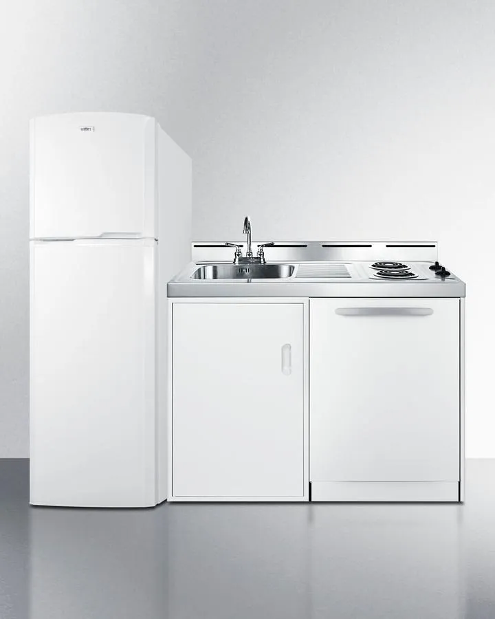 Summit ACKDW72 71 Wide All-In-One Kitchenette With Dishwasher