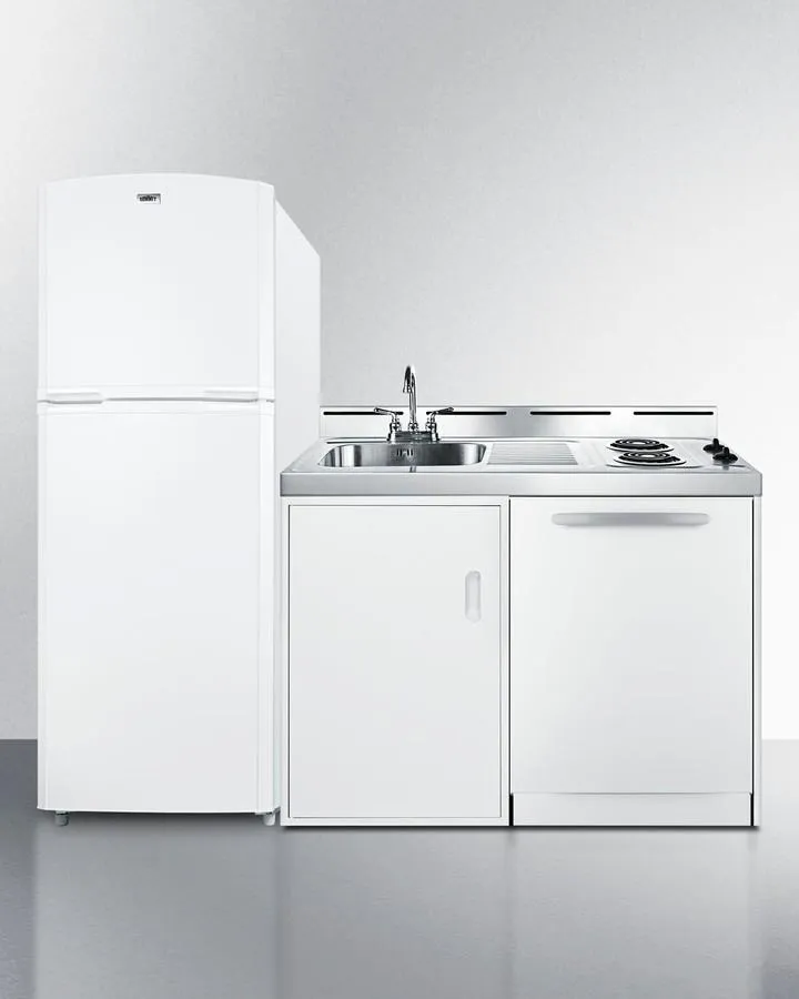 Summit ACKDW75 75 Wide All-In-One Kitchenette With Dishwasher