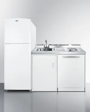 Summit ACKDW751G 75 Wide All-In-One Kitchenette With Dishwasher