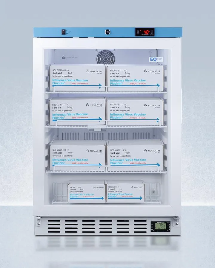 Summit ACR52GLHD 24 Wide Built-In Healthcare Refrigerator