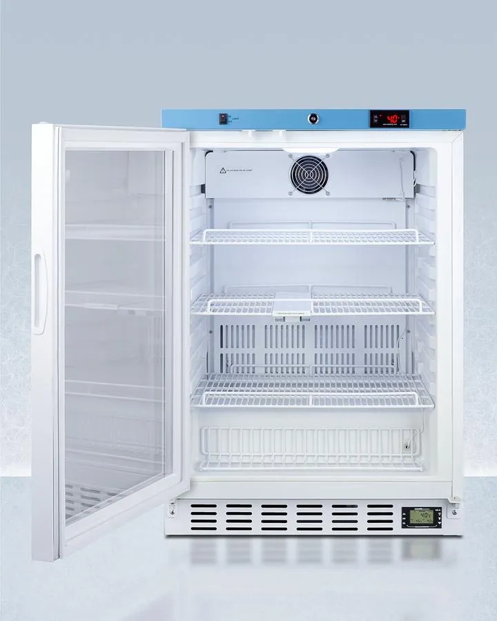 Summit ACR52GLHD 24 Wide Built-In Healthcare Refrigerator