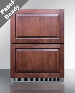 Summit ADFD2D24PNR 24 Wide 2-Drawer All-Freezer. Ada Compliant