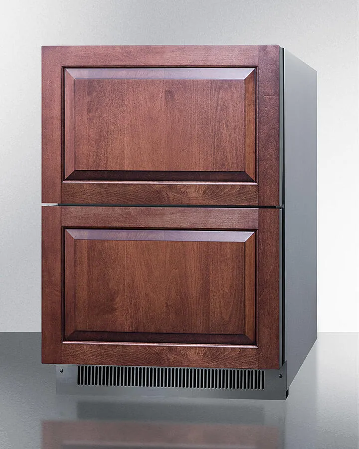Summit ADRD24 24 Wide 2-Drawer All-Refrigerator. Ada Compliant